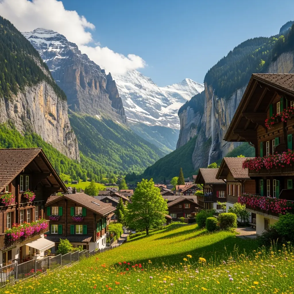 switzerland as seen above by private air charter